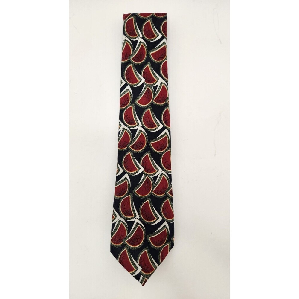 Preppie by J.B. Neck Tie Multicolor Geometric 100% Silk‎ Made In USA